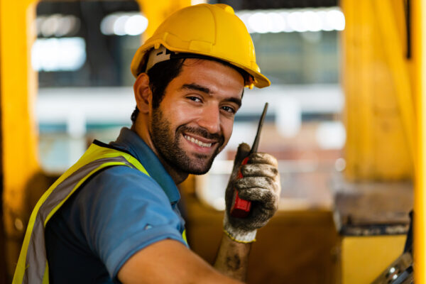 Staplerfahrer in der Logistik